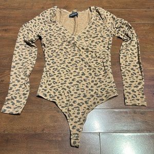 Abercrombie & Fitch Leopard Bodysuit